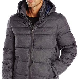 Tommy Hilfiger Wind Resistant Jacket Charcoal